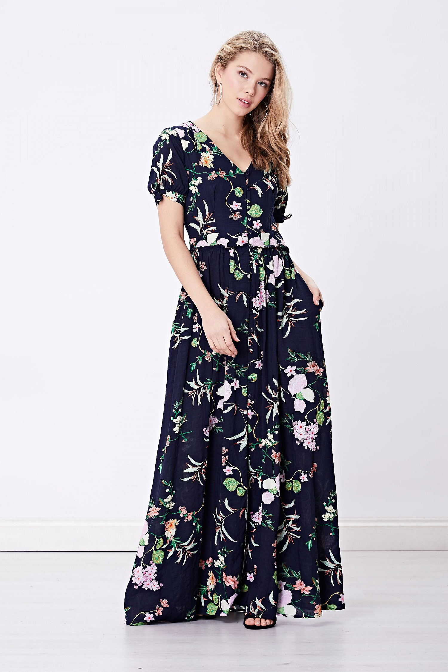 together floral maxi dress